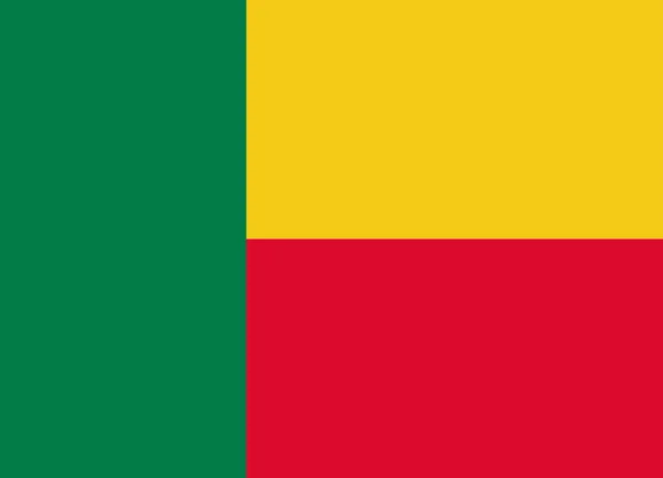 Drapeau du Bénin — Image vectorielle