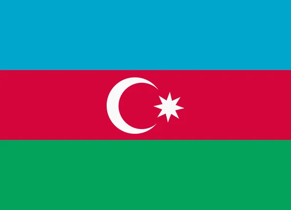 Flagge von Azerbaijan — Stockvektor