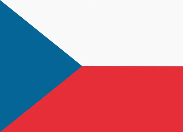 Bandeira de czech —  Vetores de Stock