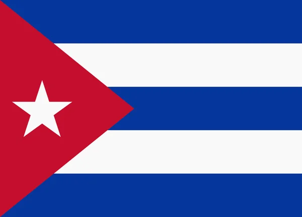 Bandera de Cuba — Archivo Imágenes Vectoriales