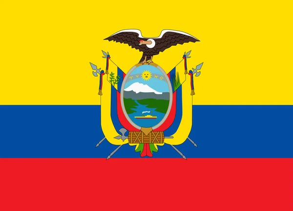 Flag of ecuador — Stock Vector