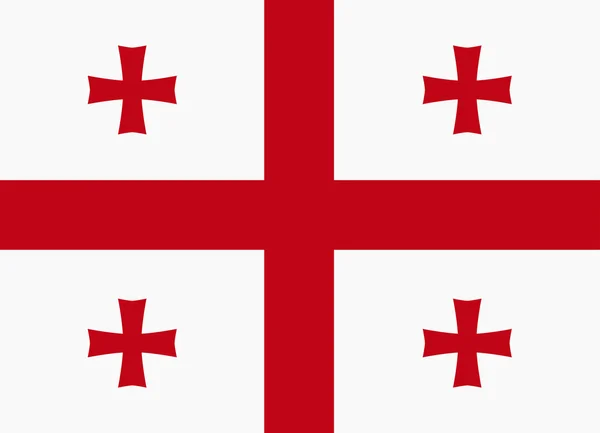 Bandeira de Georgia —  Vetores de Stock