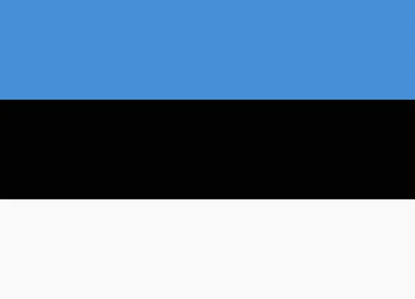 Flagge von Estland — Stockvektor