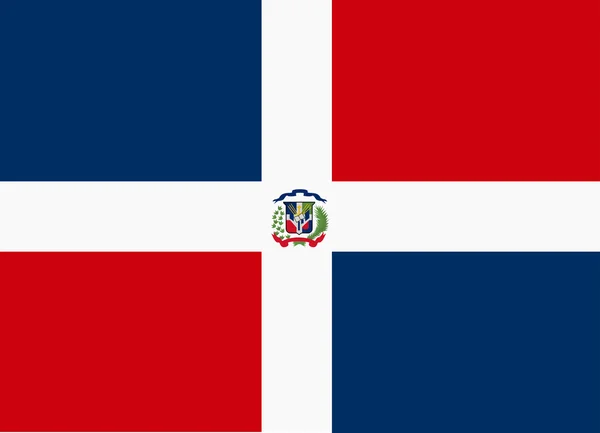 Bandera de República Dominicana — Vector de stock