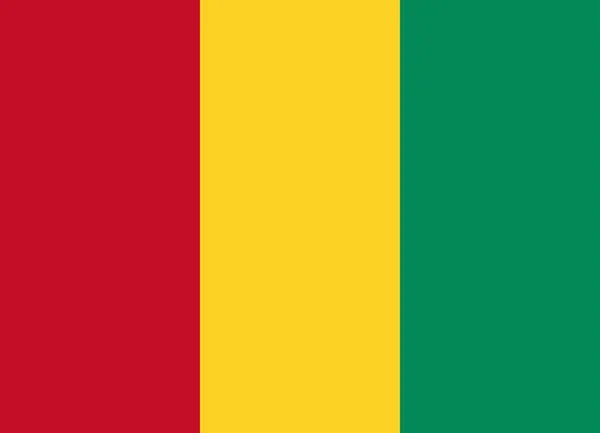 Drapeau de Guinée — Image vectorielle