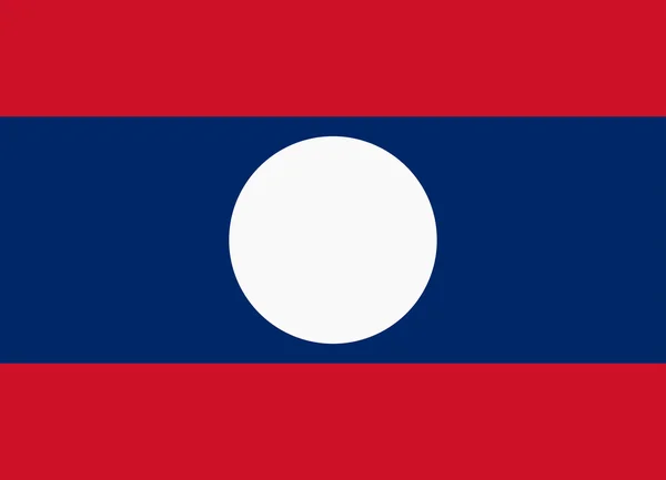 Bandera de laos — Archivo Imágenes Vectoriales