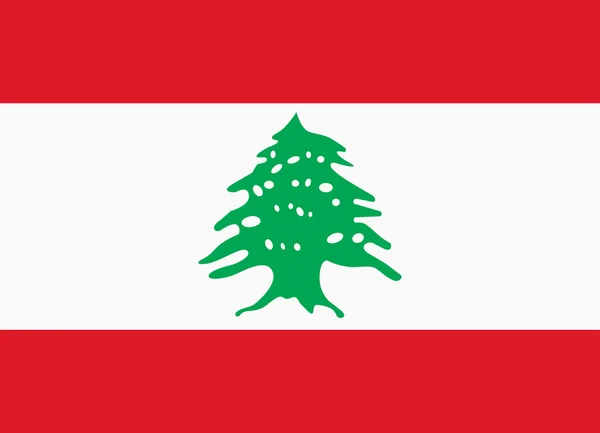 Flag of lebanon — Stock Vector