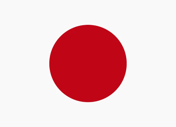Drapeau du Japon — Image vectorielle