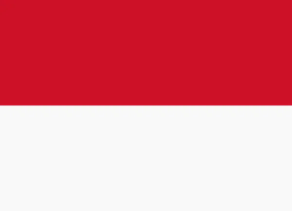 Vlag van monaco — Stockvector