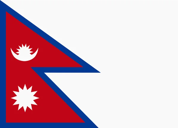 Bandera de Nepal — Archivo Imágenes Vectoriales