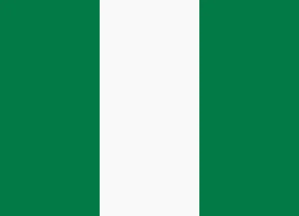 Bandera de Nigeria — Archivo Imágenes Vectoriales