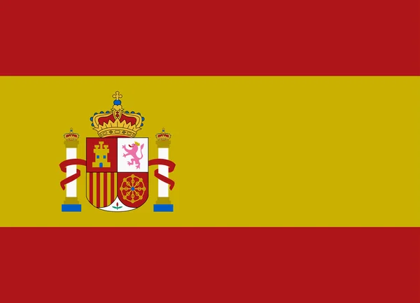 Bandera de España — Vector de stock