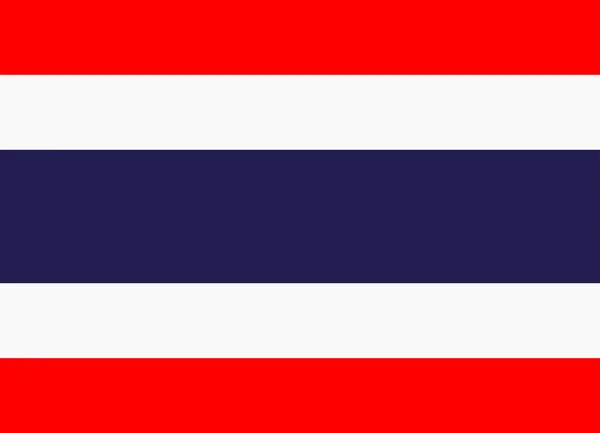 Thajská vlajka — Stockový vektor