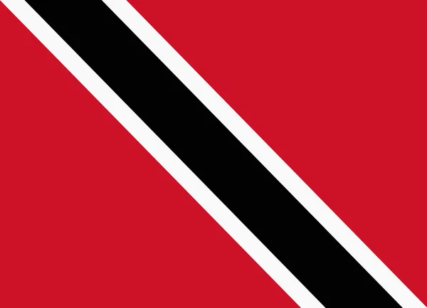 Bandeira de Trinidad e Tobago —  Vetores de Stock