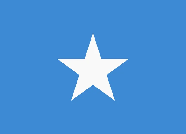 Bandiera della Somalia — Vettoriale Stock