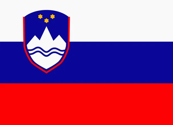 Bandera de Eslovenia — Archivo Imágenes Vectoriales