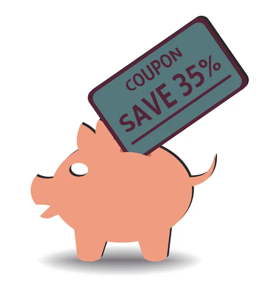 Discount coupon — Stock Vector