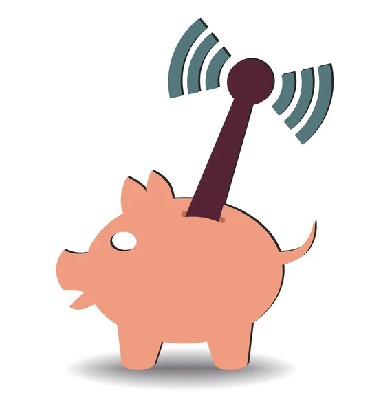 Wifi savings — Stock Vector