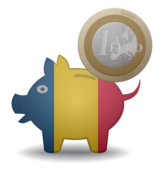 Romania euro — Stock Vector