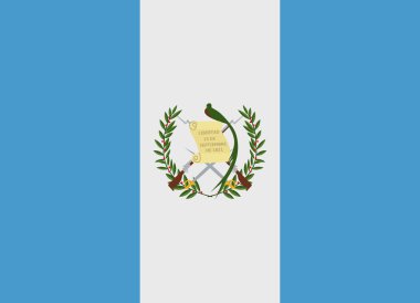 Guatemala flag vector clipart