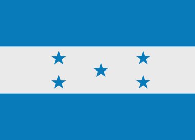 Honduras bayrağı vektör