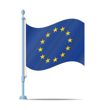 vector bandera de la Unión Europea