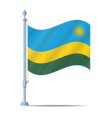 Ruanda bayrak vektör
