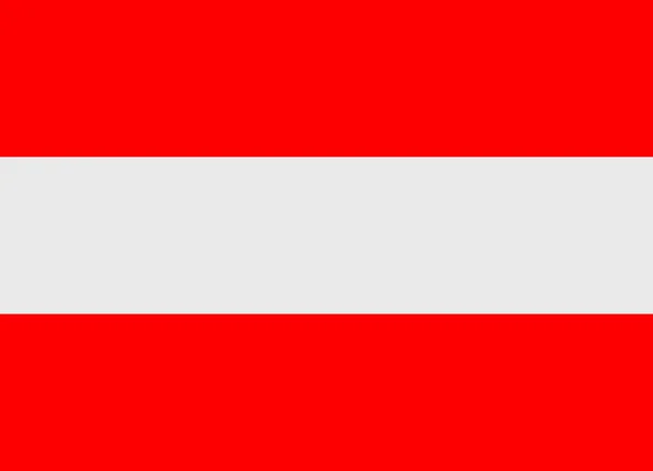 Avusturya bayrağı vektör — Stok Vektör
