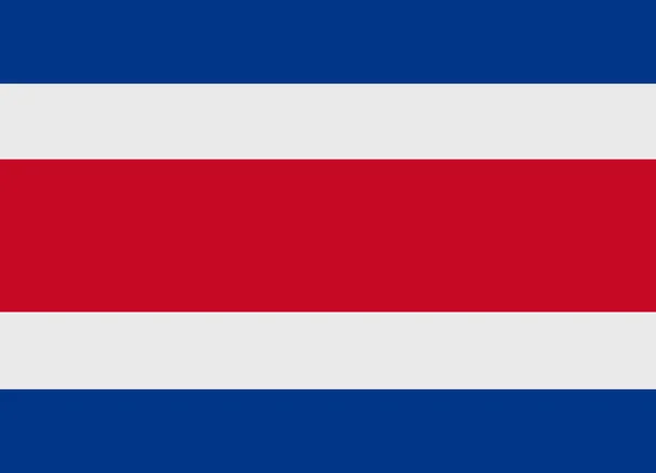 Vecteur drapeau Costa Rica — Image vectorielle