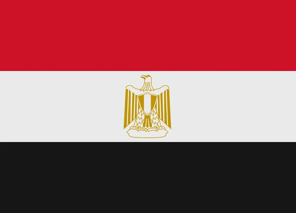 Egypte drapeau vecteur — Image vectorielle