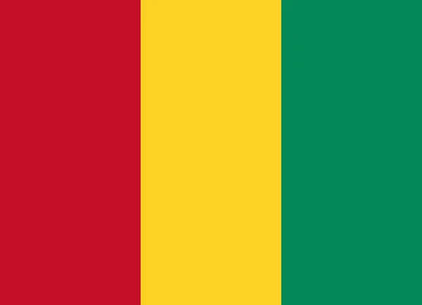 Drapeau Guinée vecteur — Image vectorielle