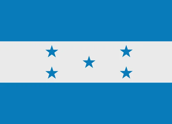 Honduras bayrağı vektör — Stok Vektör
