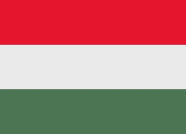 Hungría bandera vector — Archivo Imágenes Vectoriales