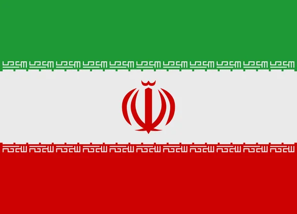 Vetor de bandeira iran —  Vetores de Stock