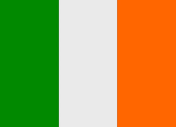 爱尔兰国旗矢量 — 图库矢量图片