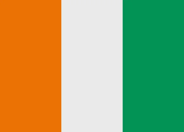 Ivory Coast flag vector — Stock Vector