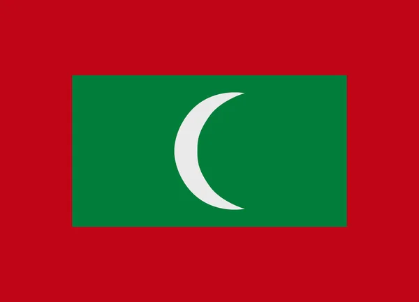 Maldives flag vector — Stock Vector