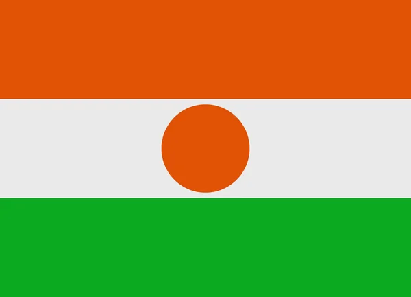 Niger Fahnenvektor — Stockvektor