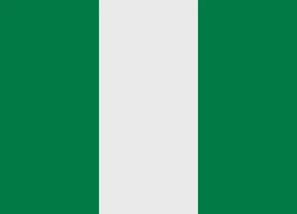 Wektor Flaga Nigerii — Wektor stockowy