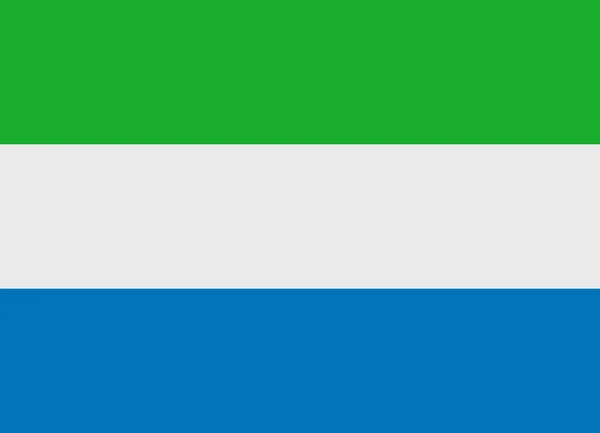 Vlag van Sierra Leone vector — Stockvector