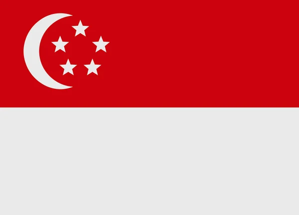 Singapore vlag vector — Stockvector