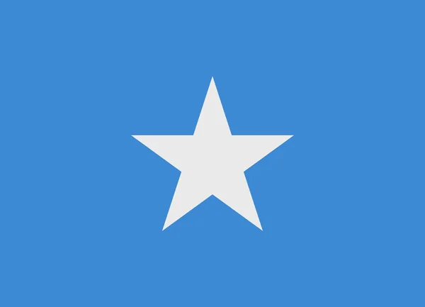 Vettore bandiera Somalia — Vettoriale Stock