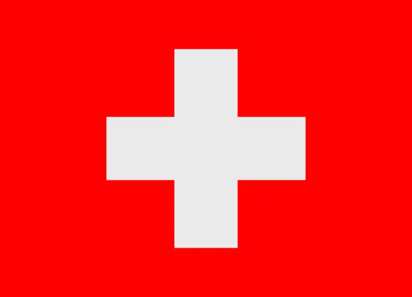 Schweiz flagga vektor — Stock vektor