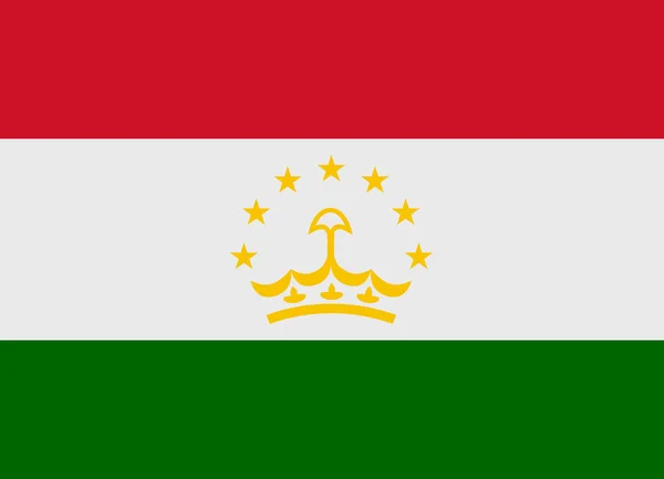 Tadschikistan-Flaggenvektor — Stockvektor