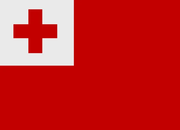 Tonga vector bandera — Vector de stock