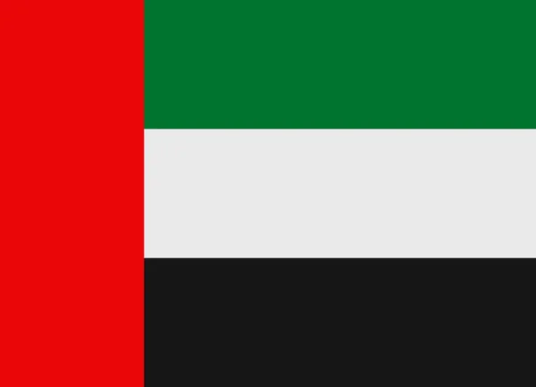 Vettore bandiera Emirati Arabi Uniti — Vettoriale Stock