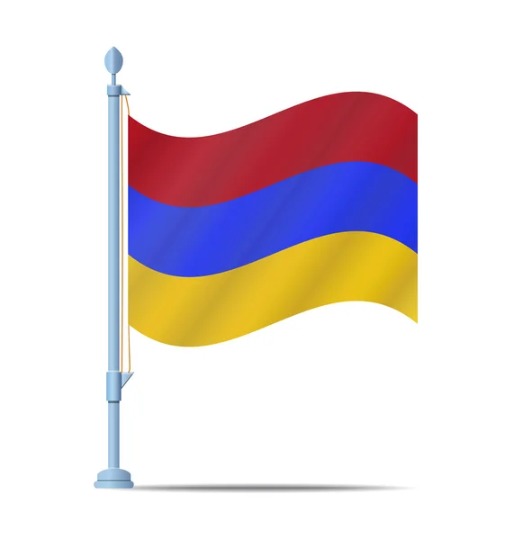 Armenia-Flaggenvektor — Stockvektor