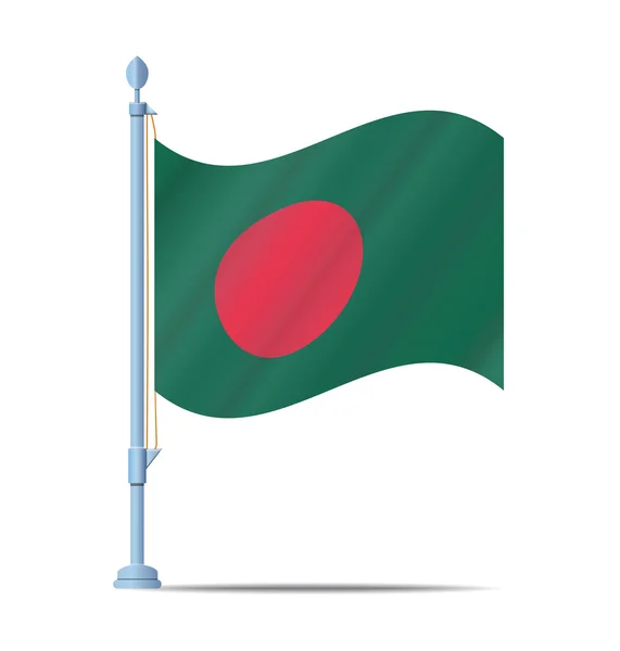 Bangladesh-Flaggenvektor — Stockvektor