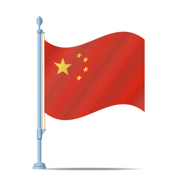 China Vetor de bandeira — Vetor de Stock