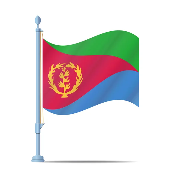 Διάνυσμα σημαία της Ερυθραίας — Διανυσματικό Αρχείο